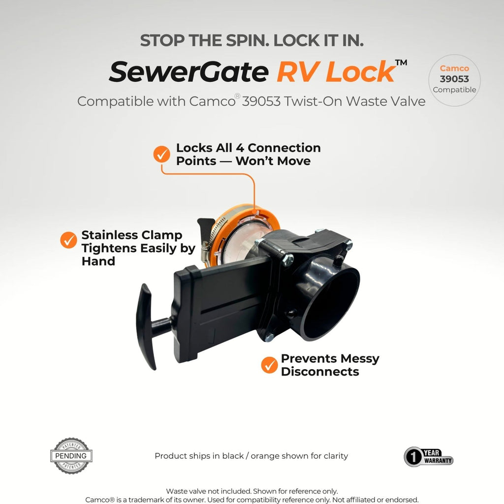 SewerGate RV Lock (Camco® 39053 Compatible)