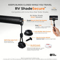 RV ShadeSecure + Easy-Pull System (Irvine Slow-Rise Compatible)