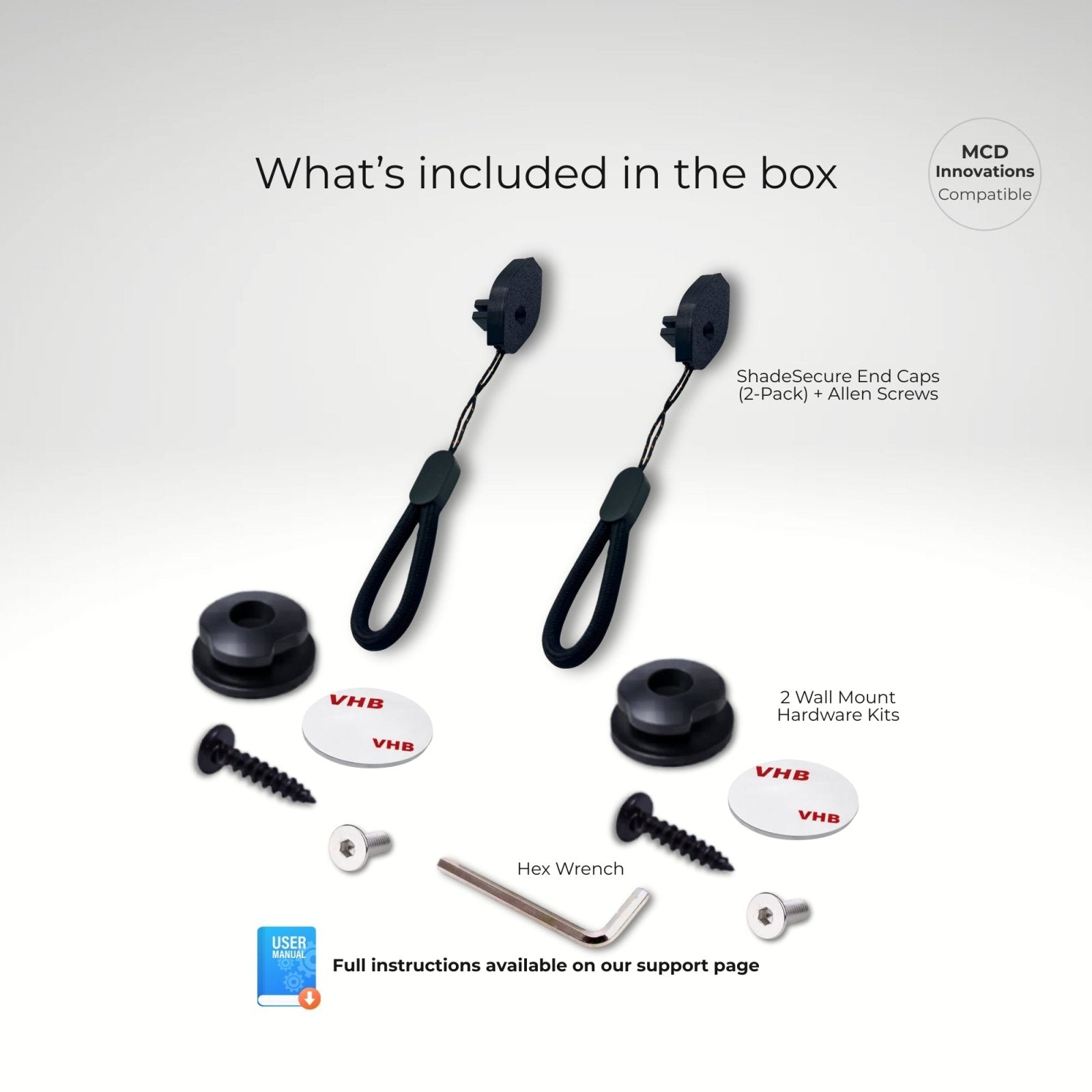RV ShadeSecure Hold-Down System (MCD Innovations® American Solo Compatible) - Innovative Gear Works
