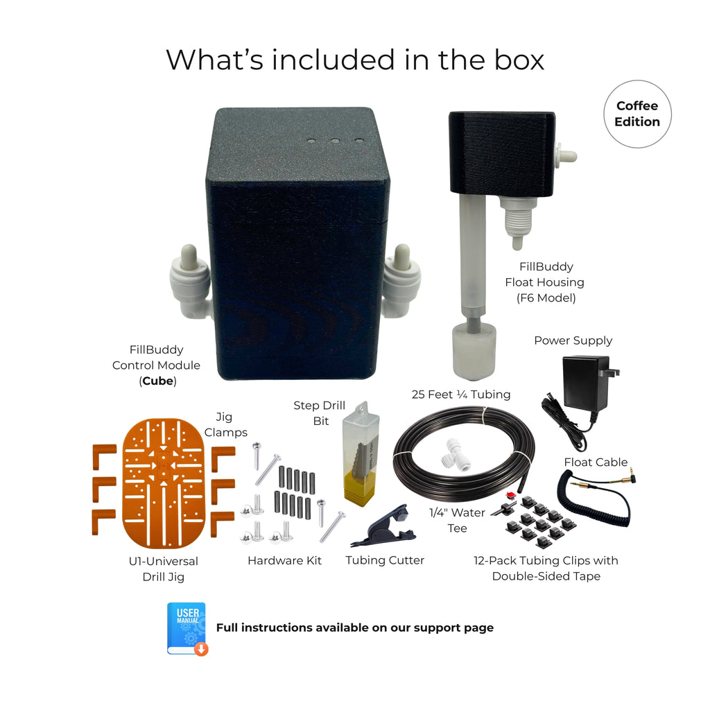 FillBuddy Coffee Edition Automatic Coffee Maker Water Refill System - Innovative Gear Works